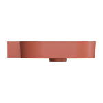 OMNIRES - OVO M+ umyvadlo na desku/závěsné - levé, 64 x 44 cm, terracotta mat; OVO645UWLTE