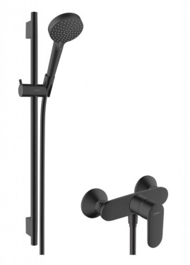 HANSGROHE - Vernis Blend Sprchový set s baterií, 2 proudy, EcoSmart, matná černá 26958670