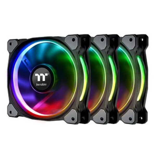 THERMALTAKE Riing Plus 14 RGB Case Fan TT Premium Ed. 3pack / ventilátor / 140 x 140 x 25 mm / 1400 RPM / 27.2 dB (CL-F056-PL14SW-A)