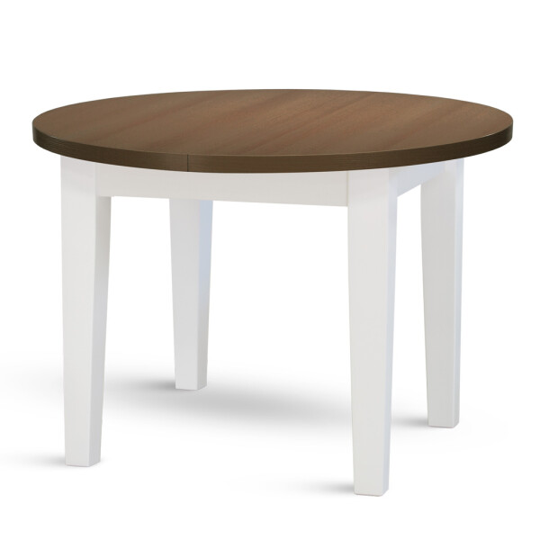 STIMA Jídelní stůl FIT 110 - podnož bílá/černá ROZMĚR: pr. 110 cm