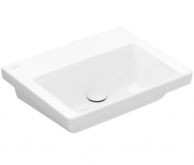 VILLEROY & BOCH - Subway 3.0 Umyvadlo nábytkové 55x44 cm, bez přepadu, bez otvoru pro baterii, CeramicPlus, Stone White 4A70F6RW