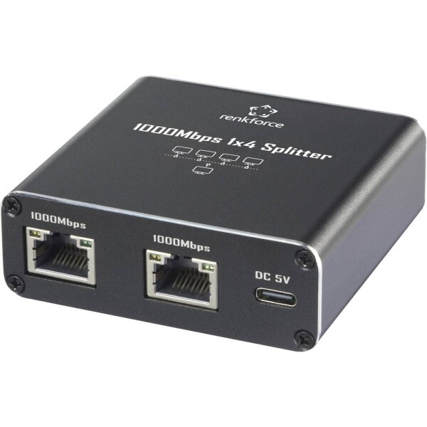 Renkforce RF-6739680 RF-GES-400 síťový switch RJ45 5 portů 1 GBit/s USB napájení