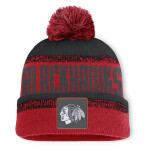 Fanatics Pánská zimní čepice Chicago Blackhawks NHL Thrive Cuffed Pom Beanie
