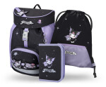 3 SET Airy Kuromi Fortune Dream: batoh, penál, sáček