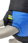 Turbo obleček pro psa na zip Barva: Modrá, Délka zad (cm): 21, Obvod hrudníku: 32 - 36 cm
