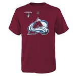 Fanatics Dětské tričko Nathan MacKinnon #29 Colorado Avalanche 2022 Stanley Cup Champions Name and Number Velikost: Dětské 14 let)