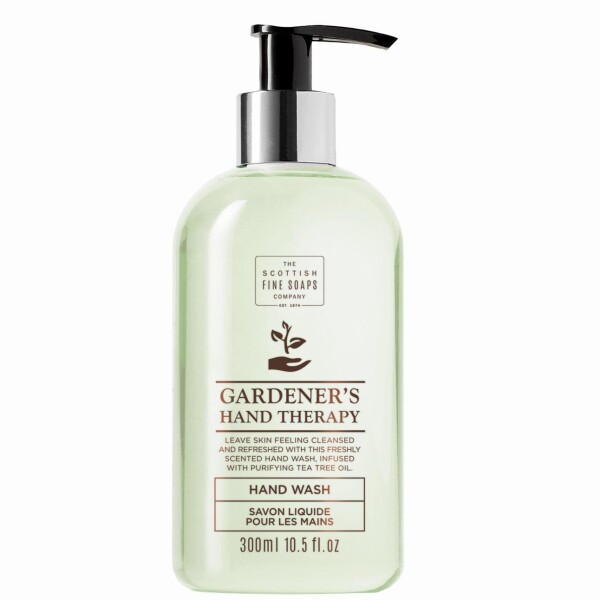 SCOTTISH FINE SOAPS Tekuté mýdlo na ruce Gardeners Therapy 300 ml, zelená barva, plast