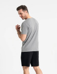 Pyžamo Moraj PDM3700-006 kr/r M-4XL šedá melanž XL