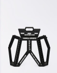 Edwin Folding Stool Black White