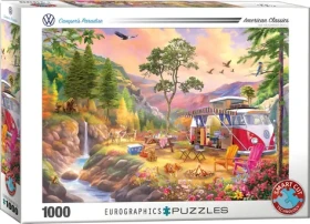 EUROGRAPHICS Puzzle VW Bus: Ráj pro táborníky