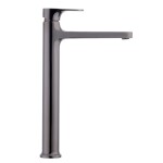 Vysoká umyvadlová baterie SAT Dark bez výpusti PVD Gun Metal SATBSDA285P SATBSDA285P
