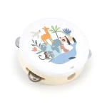 Vilac Dřevěná tamburína Zvířata světa Sarah Betz