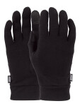 POW Merino Liner black pánské prstové rukavice