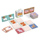 KukiKuk 80004 Véééliké pexeso Zvířátka na dvorku