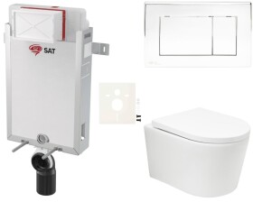 Závěsný WC set k zazdění SAT BREVIS SIKOSZBRTOR21 SIKOSZBRTOR21