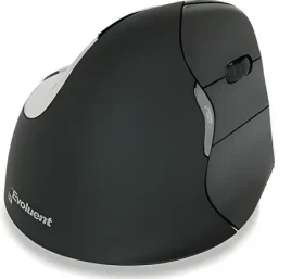 Evoluent VerticalMouse 4 černá / Ergonomická bezdrátová myš / Bluetooth / 6 tlačítek / pro praváky (BNEEVR4BB)