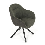 Jídelní židle, zelená, látka, DCH-Y1143 GRN2