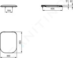 IDEAL STANDARD - Tonic II WC ultra ploché sedátko softclose, bílá K706501