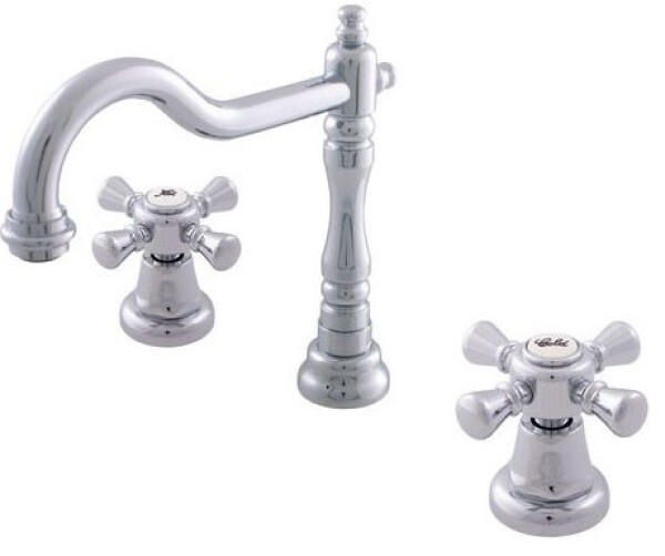 RAV Slezák - MORAVA RETRO - Umyvadlová baterie s výpustí, Chrom, 1/2" MK332.5