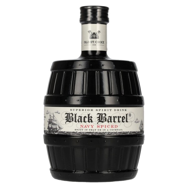 Old St. Croix Black Barrel Navy Spiced Old Edition 0,7L, 40%