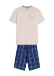 Pyžamo Dock 42616 Bílá - Henderson XXL