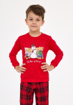 Cornette Dětské chlapecké pyžamo 593/171 Winter 86-128 Ruda 110-116