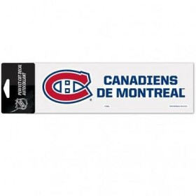 Wincraft Samolepka Montreal Canadiens Logo Text Decal% 1 ks