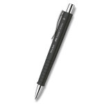 Kuličkové pero Faber-Castell Poly Ball Silver, XB - černá