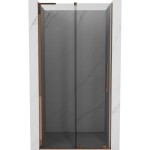 MEXEN/S - Velar L posuvné sprchové dveře 120, grafit, růžové zlato 871-120-003-41-60