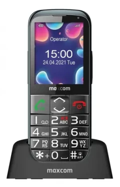 Maxcom Comfort MM724L 4G / Mobilní telefon / 2.2" / SOS tlačítko / FM rádio / stolní nabíječka (MAXCOMMM724L)