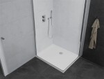 MEXEN/S - PRETORIA duo sprchový kout 90 x 80, transparent, chrom + vanička včetně sifonu 852-090-080-01-02-4010