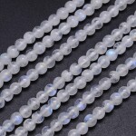 Přírodní měsíční kámen - třída AA - ∅ 4 - 4,5 mm - 1 ks