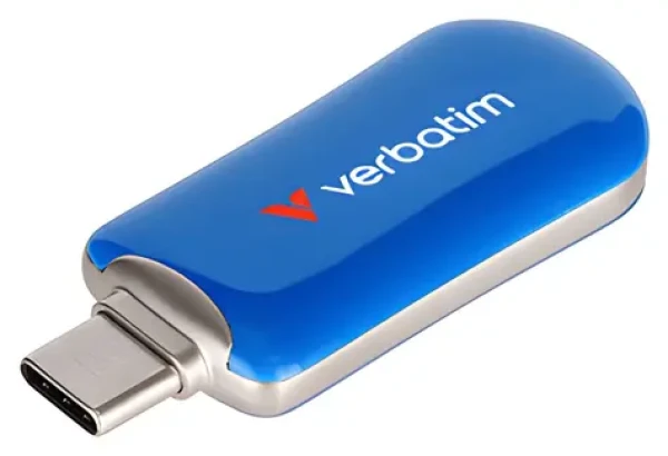 Verbatim Plectra 512GB modrá / Flash disk / USB-C 3.2 Gen 1 / až 100 MB/s (30235)