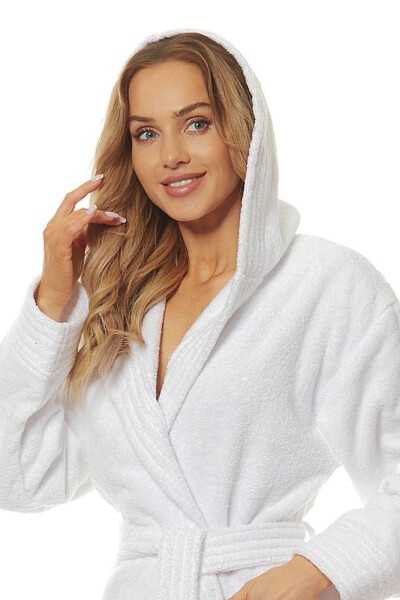 Dámský župan 2101 white - L&L bílá XL