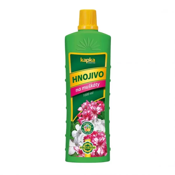 Kapka - Hnojivo na muškáty 1000 ml