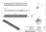 MIDAS A - Odvodňovací žlab s pozinkovanou mříží A15 (1,5t) - NÍZKÝ 1000 x 130 x 55 p5855