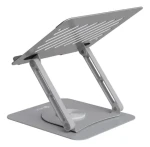 C-TECH Quallis NTS-200 / Stojan na notebook / do 15,6" / 360° rotace / nastavitelná výška / hliník (NTS-200)
