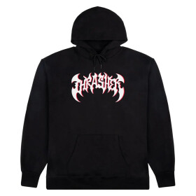 Mikina THRASHER x SPITFIRE Heavy Metal Hoodie Black velikost XL
