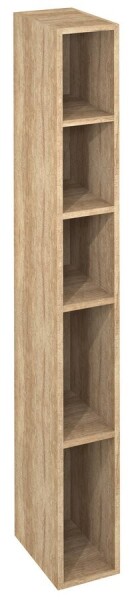 SAPHO - ESPACE otevřená policová skříňka 20x172x32cm, dub alabama ESC100-2222