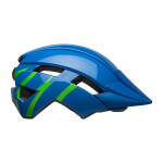 Juniorská cyklistická helma BELL Sidetrack II Youth blue/green