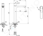 IDEAL STANDARD - Connect Air Umyvadlová baterie Slim, BlueStart, chrom A7028AA