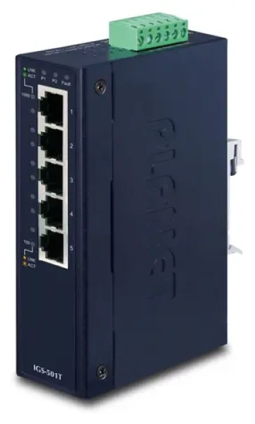 Planet IP30 Slim 5-P Industrial / Switch / 5 portů / IP30 (IGS-501T)