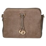 Dámská kožená crossbody kabelka Kaia, béžová