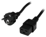 StarTech napájecí kabel Schuko - C19 2m černá / Napájecí kabel / CEE7/7 - C19 / 16 A (PXTEUC192M)
