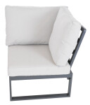 ROJA ROTTERDAM rohová hliníková souprava