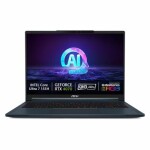 MSI Stealth 16 A1VGG modrá / 16" QHD+ / Ultra 7 155H 1.4GHz / 32GB RAM / 1TB SSD / RTX 4070 8GB / W11H (9S7-15F412-033)