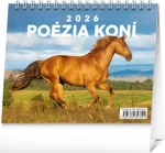 NOTIQUE Stolový kalendár Poézia koní 2026, 16,5 x 13 cm (PGS-35364-SK)