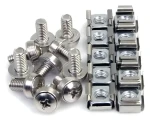 StarTech M6 sada klecových matic a šroubů / Sada klecových matic a šroubů / kov / 100 ks / šroub 12 mm (CABSCREWM62)