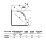 Lyra plus Sprchový kout čtvrtkruhový 90x90 cm, Jika Perla Glass, bílá/transparentní sklo H2533820006681