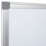 EUROSUPPLIES Magnetická tabule 60x45 cm / hliníkový rám / bílý lakovaný povrch / stíratelná popisovačem (PREMTA6045)